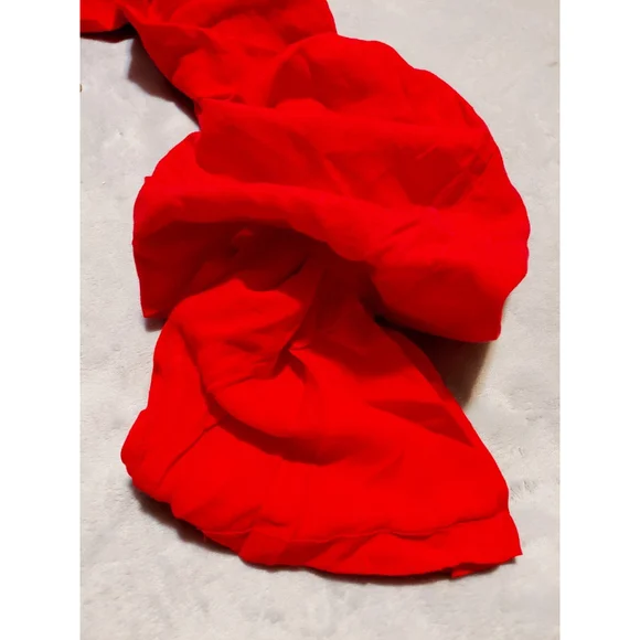 VIX Paula Hermanny Carina Red Lace up Resortwear Beach Vacation Jumpsuit Size 0 - Picture 8 of 13